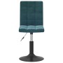 Drehbare Esszimmerstühle, 4 Stück, blauer Samt von , Essstühle - Ref: Foro24-3089293, Preis: 208,22 €, Rabatt: %