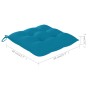 Garden chairs 3 units teak wood with light blue cushions by vidaXL, Garden chairs - Ref: Foro24-3062533, Price: 239,81 €, Dis...
