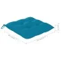Gartenstühle 3 Stück Teakholz mit hellblauen Polstern von vidaXL, Gartenstühle - Ref: Foro24-3062533, Preis: 245,67 €, Rabatt: %
