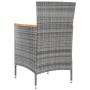 9-piece garden dining set with gray synthetic rattan cushions by , Garden sets - Ref: Foro24-3094939, Price: 864,01 €, Discou...