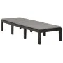 Lounger with anthracite gray plastic cushion by vidaXL, Loungers - Ref: Foro24-315829, Price: 176,56 €, Discount: %