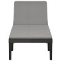 Liege mit anthrazitgrauem Kunststoffkissen von vidaXL, Liegen - Ref: Foro24-315829, Preis: 186,62 €, Rabatt: %