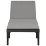 Liege mit anthrazitgrauem Kunststoffkissen von vidaXL, Liegen - Ref: Foro24-315829, Preis: 176,56 €, Rabatt: %