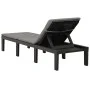 Liege mit anthrazitgrauem Kunststoffkissen von vidaXL, Liegen - Ref: Foro24-315829, Preis: 176,56 €, Rabatt: %