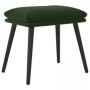 Entspannungssessel mit dunkelgrünem Samt-Hocker von , Sessel - Ref: Foro24-3097621, Preis: 123,36 €, Rabatt: %
