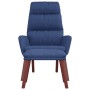 Entspannungssessel mit blauem Stoff und Fußstütze. von , Sessel - Ref: Foro24-3097567, Preis: 148,38 €, Rabatt: %