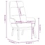 Entspannungssessel mit blauem Stoff und Fußstütze. von , Sessel - Ref: Foro24-3097567, Preis: 148,38 €, Rabatt: %