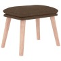Relax armchair with brown fabric footstool by , Armchairs - Ref: Foro24-3097753, Price: 145,39 €, Discount: %