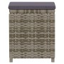 7-piece garden sofa set with gray synthetic rattan cushions by , Garden sets - Ref: Foro24-3098170, Price: 979,37 €, Discount: %