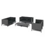 7-piece garden sofa set with dark gray synthetic rattan cushions by , Garden sets - Ref: Foro24-3099831, Price: 555,51 €, Dis...