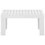 Set de muebles de jardín 2 piezas con cojines plástico blanco de vidaXL, Conjuntos de jardín - Ref: Foro24-315852, Precio: 15...