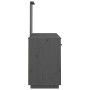 Dresser with solid pine wood mirror in gray. by , Bedroom Dressers - Ref: Foro24-3107836, Price: 246,82 €, Discount: %