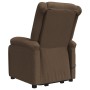 Sillón de masaje elevable de tela marrón de , Sillones de masaje eléctricos - Ref: Foro24-3110980, Precio: 323,11 €, Descuent...