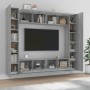 TV-Möbel-Set, 8-teilig, aus grauem Sonoma-Sperrholz. von , TV-Möbel - Ref: Foro24-3114236, Preis: 346,68 €, Rabatt: %