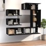 TV-Möbel-Set, 6-teilig, Schwarz, aus Sperrholz. von , TV-Möbel - Ref: Foro24-3114551, Preis: 260,28 €, Rabatt: %