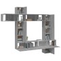 TV-Möbel-Set, 9-teilig, aus grauem Sonoma-Sperrholz. von , TV-Möbel - Ref: Foro24-3114660, Preis: 361,77 €, Rabatt: %