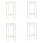 Set de bar 5 piezas madera maciza de pino blanco de , muebles para cocinas y comedores - Ref: Foro24-3124738, Precio: 331,61 ...
