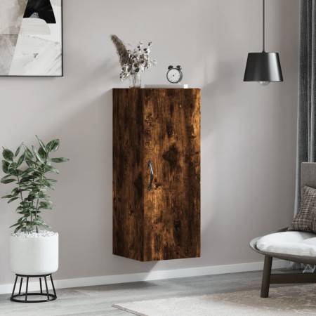 Wandschrank aus geräucherter Eichen-Ingenieurholz 34,5x34x90 cm. von , Sideboards - Ref: Foro24-834999, Preis: 54,95 €, Rabat...