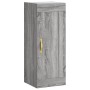 Armario de pared madera de ingeniería gris Sonoma 34,5x34x90 cm de , Aparadores - Ref: Foro24-835024, Precio: 51,36 €, Descue...