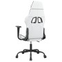 Gaming-Stuhl aus weißem und schwarzem Kunstleder von , Gaming-Stühle - Ref: Foro24-3143651, Preis: 120,30 €, Rabatt: %