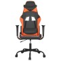 Silla gaming cuero sintético negro y naranja de , Sillones para videojuegos - Ref: Foro24-3143647, Precio: 108,11 €, Descuent...