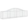 15 Gabionenkörbe in Bogenform aus Eisen 200x30x40/60 cm von , Töpfe und Pflanzgefäße - Ref: Foro24-3145380, Preis: 734,35 €, ...