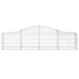 15 Gabionenkörbe in Bogenform aus Eisen 200x30x40/60 cm von , Töpfe und Pflanzgefäße - Ref: Foro24-3145380, Preis: 734,35 €, ...