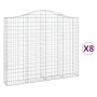 8 Gabionenkörbe in Bogenform aus Eisen, 200x30x160/180 cm. von , Töpfe und Pflanzgefäße - Ref: Foro24-3145499, Preis: 1,00 €,...