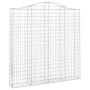 Gabionenkörbe 8 Stück Bogenform Eisen 200x30x200/220 cm von , Töpfe und Pflanzgefäße - Ref: Foro24-3145541, Preis: 1,00 €, Ra...