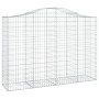 40 Stück Gabionenkörbe in Bogenform aus Eisen 200x50x140/160 cm. von , Töpfe und Pflanzgefäße - Ref: Foro24-3145700, Preis: 3...