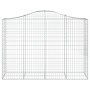 40 Stück Gabionenkörbe in Bogenform aus Eisen 200x50x140/160 cm. von , Töpfe und Pflanzgefäße - Ref: Foro24-3145700, Preis: 3...