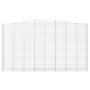 Gabionenkörbe 7 Stück Bogenform Eisen 400x50x220/240 cm von , Töpfe und Pflanzgefäße - Ref: Foro24-3146039, Preis: 2,00 €, Ra...