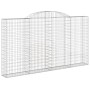 Gabionenkörbe 9 Stück Bogenform Eisen 300x30x160/180 cm von , Töpfe und Pflanzgefäße - Ref: Foro24-3146582, Preis: 1,00 €, Ra...