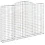 Drahtkorbkörbe 3 Stück Bogenform Eisen 300x30x200/220 cm von , Töpfe und Pflanzgefäße - Ref: Foro24-3146612, Preis: 636,88 €,...