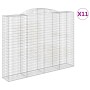 Gabionenkörbe 11 Stück Bogenform Eisen 300x50x220/240cm von , Töpfe und Pflanzgefäße - Ref: Foro24-3146818, Preis: 2,00 €, Ra...