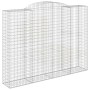 Gabionenkörbe 11 Stück Bogenform Eisen 300x50x220/240cm von , Töpfe und Pflanzgefäße - Ref: Foro24-3146818, Preis: 2,00 €, Ra...