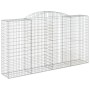 20 Stück Gabionenkörbe in Bogenform aus Eisen 300x50x160/180 cm. von , Töpfe und Pflanzgefäße - Ref: Foro24-3146769, Preis: 3...