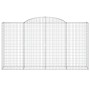 20 Stück Gabionenkörbe in Bogenform aus Eisen 300x50x160/180 cm. von , Töpfe und Pflanzgefäße - Ref: Foro24-3146769, Preis: 3...