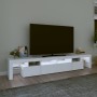 TV-Möbel mit LED-Lichtern in Weiß, 230x36,5x40 cm. von , TV-Möbel - Ref: Foro24-3152786, Preis: 163,79 €, Rabatt: %