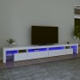 Mueble de TV con luces LED blanco 290x36,5x40 cm de , Muebles TV - Ref: Foro24-3152802, Precio: 198,98 €, Descuento: %