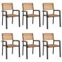 Gartenset 7-teilig Massivholz Akazie und Metall von , Gartensets - Ref: Foro24-3155412, Preis: 808,46 €, Rabatt: %