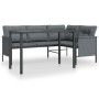 Gartenmöbel-Set, 2-teilig, anthrazitgrau aus Stahl von , Gartensets - Ref: Foro24-3187259, Preis: 357,18 €, Rabatt: %