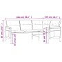 Gartenmöbel-Set, 2-teilig, anthrazitgrau aus Stahl von , Gartensets - Ref: Foro24-3187259, Preis: 357,18 €, Rabatt: %