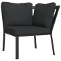 5-piece garden furniture set made of steel with grey cushions by , Garden sets - Ref: Foro24-3187954, Price: 483,65 €, Discou...