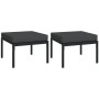 5-teiliges Gartenmöbelset aus Stahl mit grauen Kissen. von , Gartensets - Ref: Foro24-3187954, Preis: 483,65 €, Rabatt: %