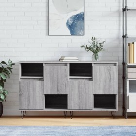 Sideboards 2-teilig aus grauem Sonoma-Sperrholz. von , Sideboards - Ref: Foro24-3190131, Preis: 115,24 €, Rabatt: %