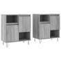 Aparadores 2 piezas madera contrachapada gris Sonoma de , Aparadores - Ref: Foro24-3190131, Precio: 115,14 €, Descuento: %