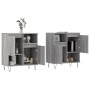 Aparadores 2 piezas madera contrachapada gris Sonoma de , Aparadores - Ref: Foro24-3190131, Precio: 115,14 €, Descuento: %