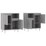 Aparadores 2 piezas madera contrachapada gris Sonoma de , Aparadores - Ref: Foro24-3190131, Precio: 115,14 €, Descuento: %