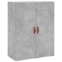 Aparador alto madera contrachapada gris hormigón 69,5x34x180 cm de , Aparadores - Ref: Foro24-3195767, Precio: 151,87 €, Desc...